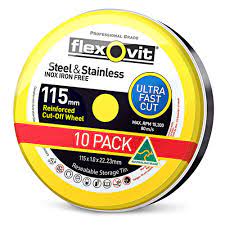 115x1.0x22.2mm MEGA INOX - Tin of 10